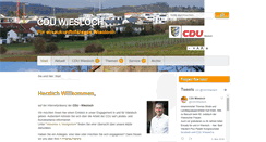 Desktop Screenshot of cdu-wiesloch.de